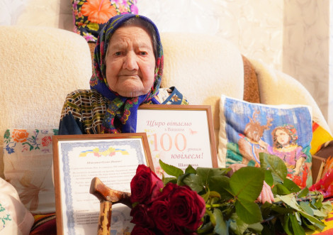 Охтирчанка святкує свій 100-річний день народження