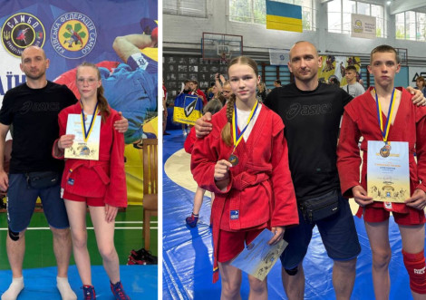 Юні самбісти з Охтирки стали призерами чемпіонату України