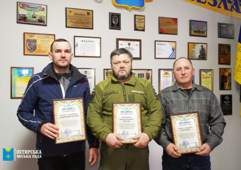 В Охтирці відзначили ініціаторів створення ковзанки на Дачному