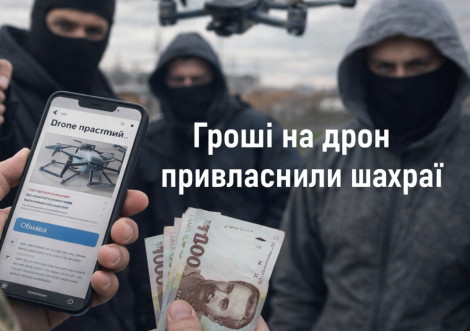 Гроші на дрон привласнили шахраї в Охтирці