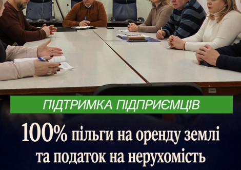 В охтирській громаді запровадили 100% податкові пільги для бізнесу