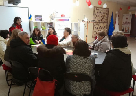 В Охтирці провели захід «Подаруй тепло» для людей поважного віку