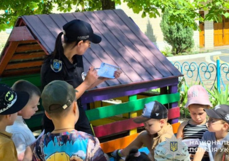 На Охтирщині дошкільнятам нагадали правила дорожнього руху